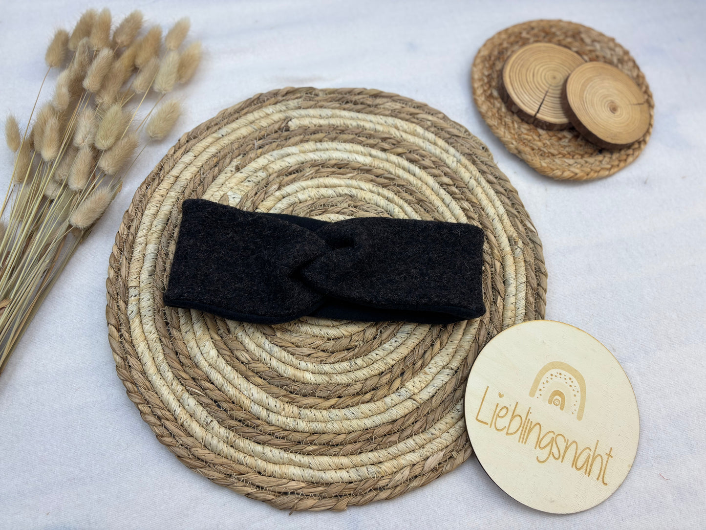 Warmes Wollwalkstirnband