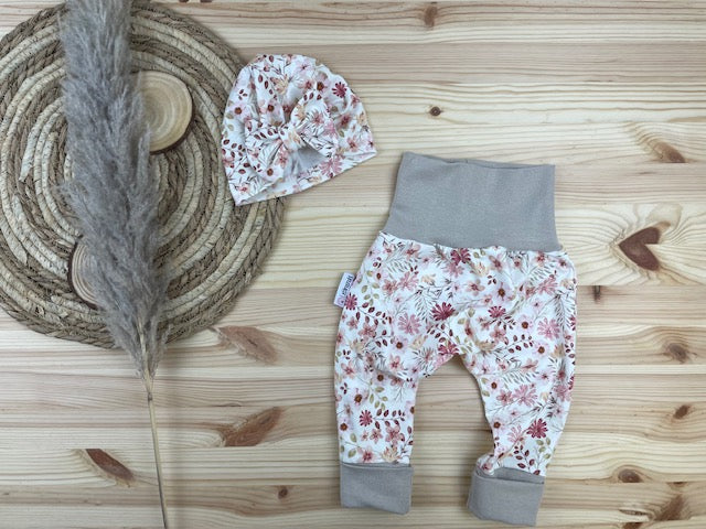 Pumphose Mitwachshose Herbstblumen