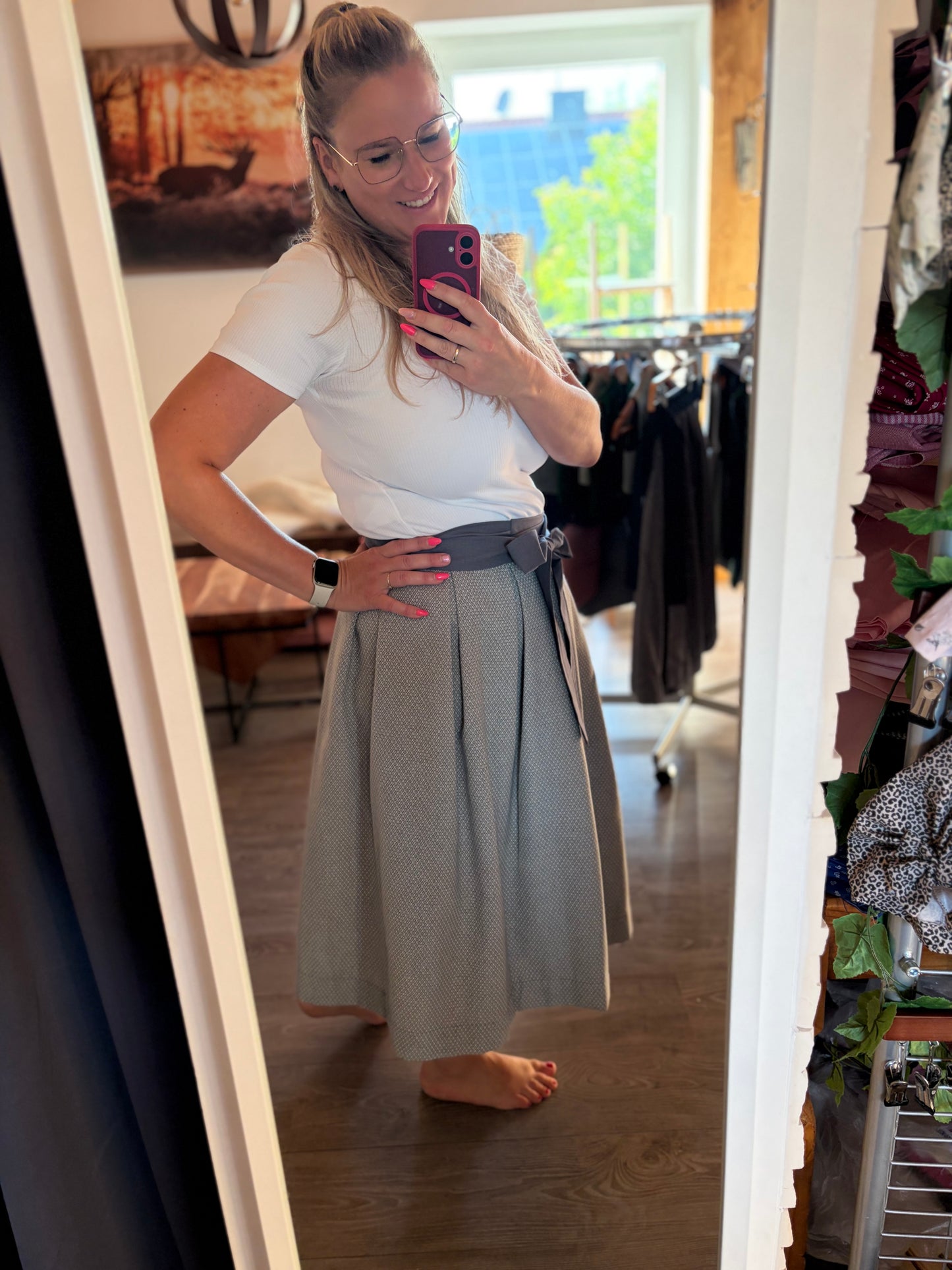 Wickelrock Damen – Eleganter Trachtenrock | Lieblingsnaht