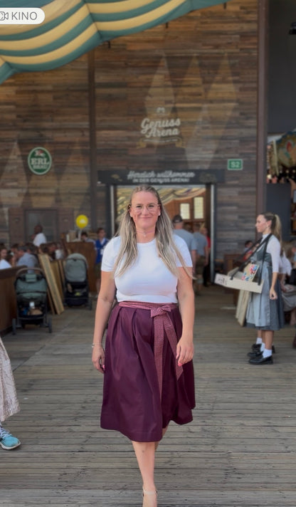 Wickelrock Damen – Eleganter Trachtenrock | Lieblingsnaht