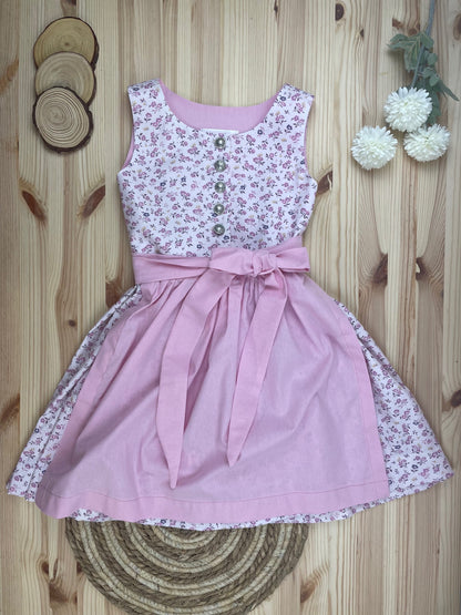 Kinderdirndl Blumenmädchen - ROSA