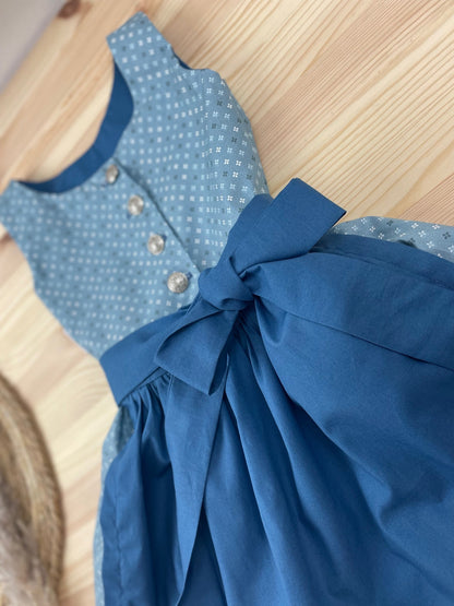 Kinderdirndl Helene von Bayern BLAU